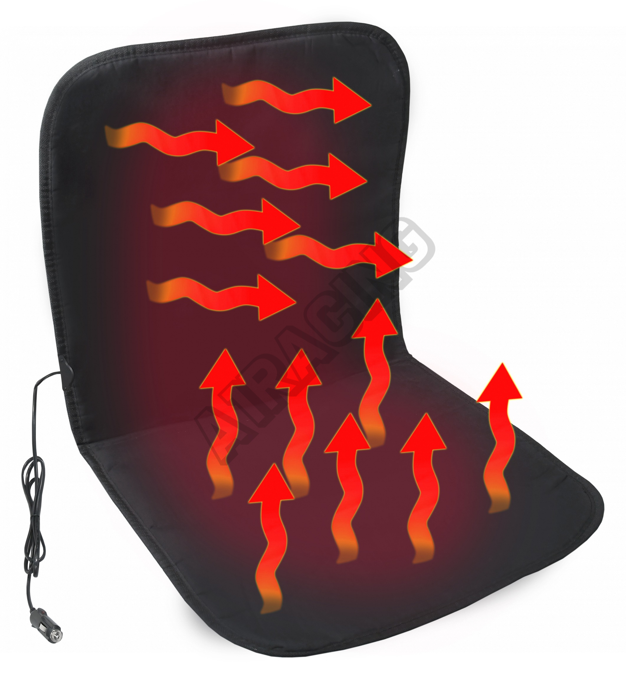 Beheizbarer Sitzbezug schwarz