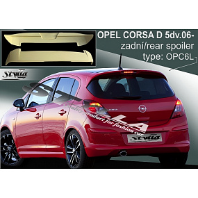 Opel Corsa D 5D 2006+ Heckspoiler