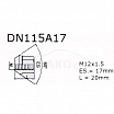 Sicubloc-Sicherungsmuttern M12x1,50 Konus, Schlüssel 17