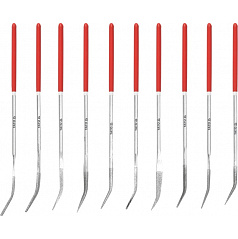 Satz Nadeldiamantfeilen 3 x 140 mm 10 Stück 30 mm