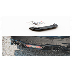 Splitter Fiat 124 Spider Abarth Tył Środkowy Gloss Black