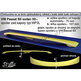 VOLKSWAGEN PASSAT B5 LIMOUSINE (96-00) Heckspoiler. Hauben (EU-Homologation) VOLKSWAGEN PASSAT B5 LIMOUSINE (96-00) Heckspoiler. Hauben (EU-Homologation)