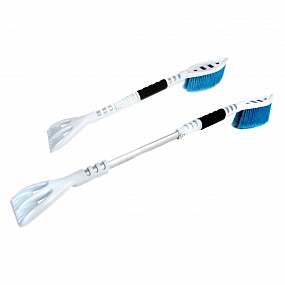 Szczotka zmiotka skrobaczka do szyb śniegu lodu PREMIUM M1 ABS teleskopowa 660-890 mm Szczotka zmiotka skrobaczka do szyb śniegu lodu PREMIUM M1 ABS teleskopowa 660-890 mm
