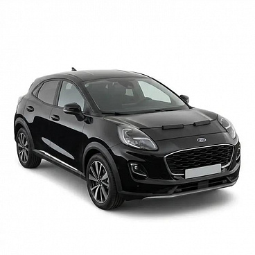 Schwarze Verkleidung der Vorderseite der Motorhaube Ford Puma 2019–24 Schwarze Verkleidung der Vorderseite der Motorhaube Ford Puma 2019–24
