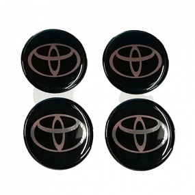 Toyota-Emblem Durchmesser 55 mm, 4 Stück