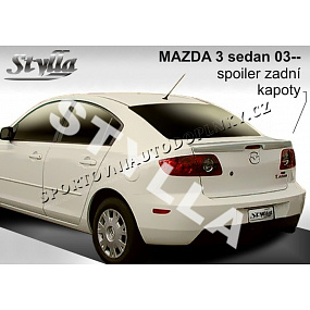 MAZDA 3 Limousine 03-09 Heckspoiler. Hauben MAZDA 3 Limousine 03-09 Heckspoiler. Hauben