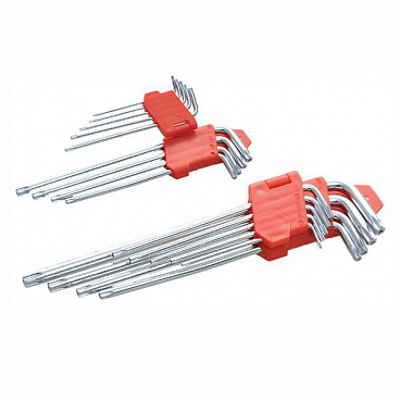 Torx-Schlüssel Profi 9 Stück T10-T50
