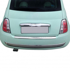 Edelstahl polierte Omtec Heckstoßstange Fiat 500 2007+