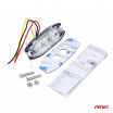 Warnleuchte orange 3x3W LED R65 R10 12/24V IP67