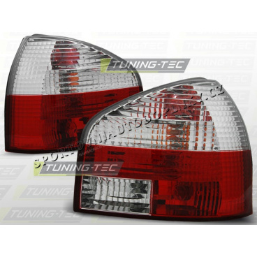 AUDI A3 (8L) 1996-00 RÜCKLEUCHTEN ROT WEIß