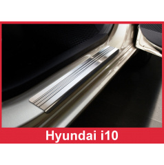 Einstiegsleisten aus Edelstahl, 2 Stück, Hyundai i10 2007-16