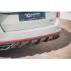 Heckstoßstangeneinsatz ver.1 für Skoda Octavia RS Mk3, Maxton Design (glänzend schwarzer ABS-Kunststoff)