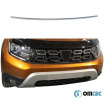 Untere Stange aus Edelstahl des Frontgrills Omtec Dacia Duster 2012-18 (kürzer 83 cm)