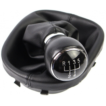 Schalthebel mit Hülse VW Touran 2003-11, Caddy 2004-10 5 und 6 Gang. Schwarz