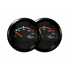 Auto Gauge T90 52mm Uhr - Öltemperatur