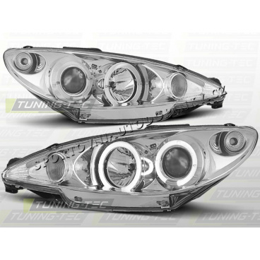 PEUGEOT 206 2002+ ANGEL EYES CHROM (LPPE07)