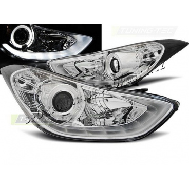 Hyundai Elantra 11.2010 – verchromte Daylight-LED-Scheinwerfer