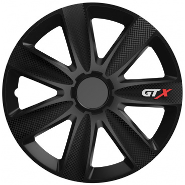 Radkappen GTX CARBON BLACK 14-16" (je 1 Stück)