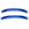 Lenkradseitenabdeckungen 36-38 cm blau carbon