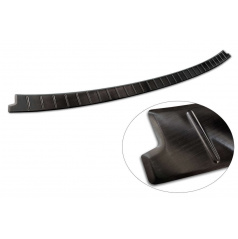 Schwarze Edelstahlleiste für die obere Kante des hinteren Stoßfängers Dacia Jogger 2021+