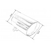 Endrohr 89mm Eingang 70mm Poliert