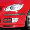 Schutzstreifen der vorderen und hinteren Stoßstange, Škoda Fabia II. Limousine