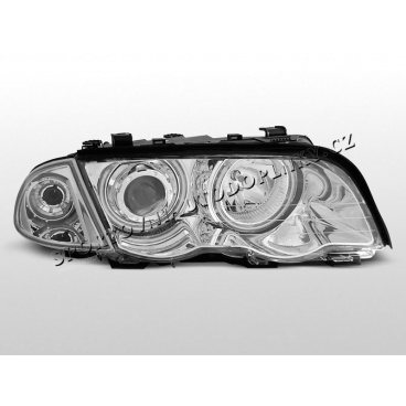 BMW E46 98–01 ANGEL EYES CHROME (LPBM65) – Limousine/Touring BMW E46 98–01 ANGEL EYES CHROME (LPBM65) – Limousine/Touring