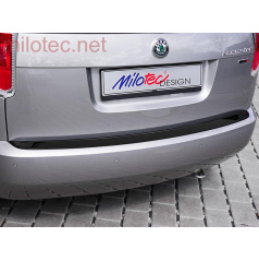 Fünfte Türschwelle mit Vorsprüngen, ABS-Schwarzmetallic, Škoda Roomster/Roomster Scout