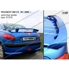 Peugeot 206 CC 2000+ Heckspoiler (EU-Homologation)