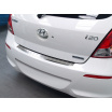 Edelstahlabdeckung - Schwellenschutz für die hintere Stoßstange Hyundai i20 2009-14