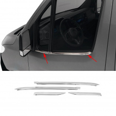 Fensterverkleidung aus Edelstahl Mercedes Sprinter W907 2018-2023