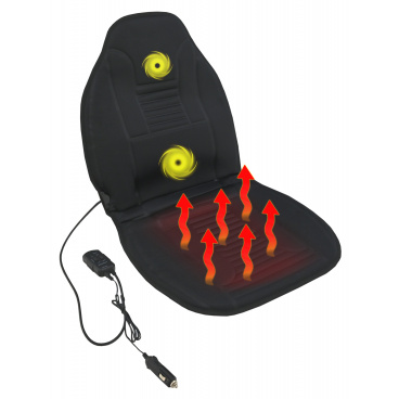 Beheizter Sitzbezug mit Massage 12V TWIN