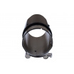 Endrohrdämpfer 89mm Eingang 76mm Carbon Gloss