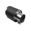 Endrohr 114mm Eingang 70mm Carbon Matt