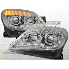 OPEL ASTRA H 2004-09 FRONTKLARLEUCHTEN TAGESLICHT LED CHROM