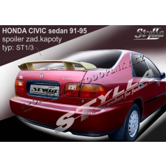 HONDA CIVIC Limousine 91-95 Heckspoiler. Hauben (EU-Homologation)