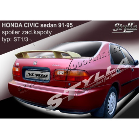 HONDA CIVIC Limousine 91-95 Heckspoiler. Hauben (EU-Homologation) HONDA CIVIC Limousine 91-95 Heckspoiler. Hauben (EU-Homologation)