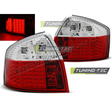 AUDI A4 10.2000-10.2004 ROT-WEIßE LED-RÜCKLEUCHTEN