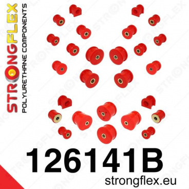 Mitsubishi Lancer Evolution Evo IV-V-VI StrongFlex kompletter Satz Silentblöcke 26-tlg Mitsubishi Lancer Evolution Evo IV-V-VI StrongFlex kompletter Satz Silentblöcke 26-tlg