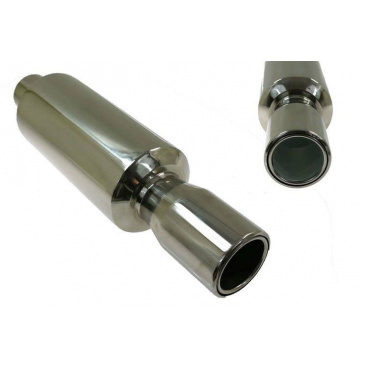 TurboWorks Sportauspuff mit runder Spitze (76 mm Einlass)