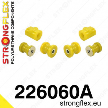 VW Polo bis 2001 StrongFlex Sport Satz Silentblöcke nur für die Vorderachse 6-tlg VW Polo bis 2001 StrongFlex Sport Satz Silentblöcke nur für die Vorderachse 6-tlg
