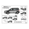 Škoda Yeti, 2009-2013, Van, Minivan, Seitentürschutzleisten