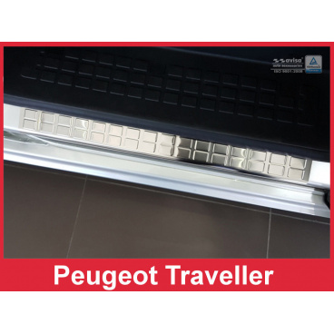 Einstiegsleisten aus Edelstahl, 2 Stück, Peugeot Traveller 2016+
