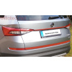 Streifen über dem hinteren Nummernschild, glänzend schwarzer „Klavierlack“, Škoda Kodiaq, 2016+