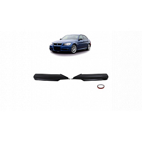 Zusatzteil BMW 3 E90 E91 Frontstoßstange Glänzend Schwarz