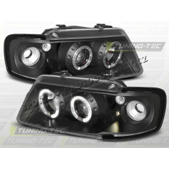 AUDI A3 (8L) 1996–00 KLARES VORDERE LICHT ANGEL EYES SCHWARZ