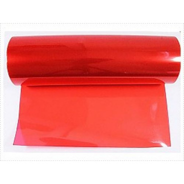 Transparente Folie - rot 50x30 mm Transparente Folie - rot 50x30 mm