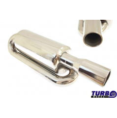 TurboWorks Bionix Sportauspuff, 76 mm Spitze, 63,5 mm Einlass