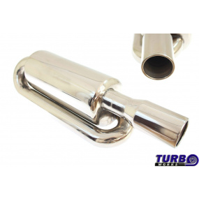 TurboWorks Bionix Sportauspuff, 76 mm Spitze, 63,5 mm Einlass