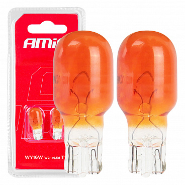 Klassische T10-Standlichtbirnen mit orangefarbenem Glühfaden, 2 Stück